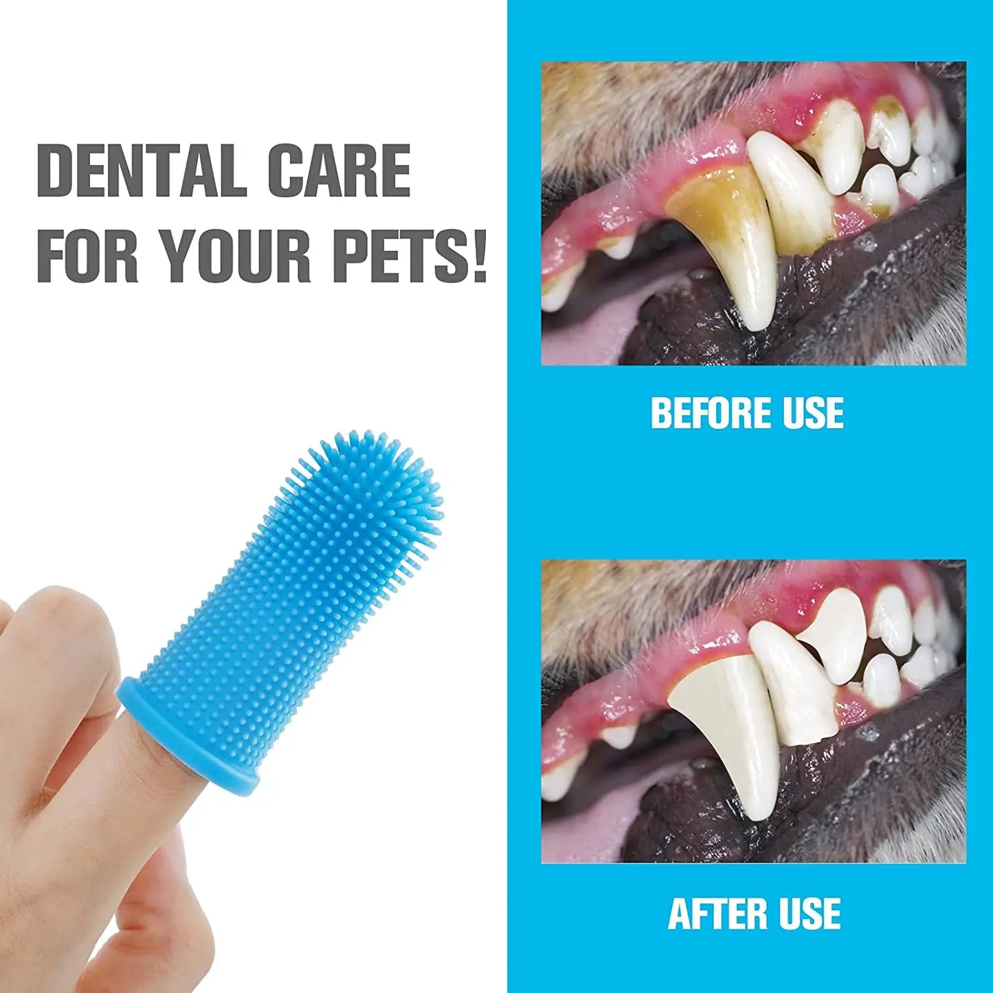 PetsCare Soft Finger Toothbrush