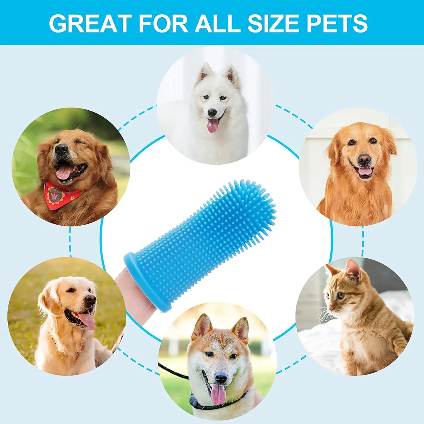 PetsCare Soft Finger Toothbrush